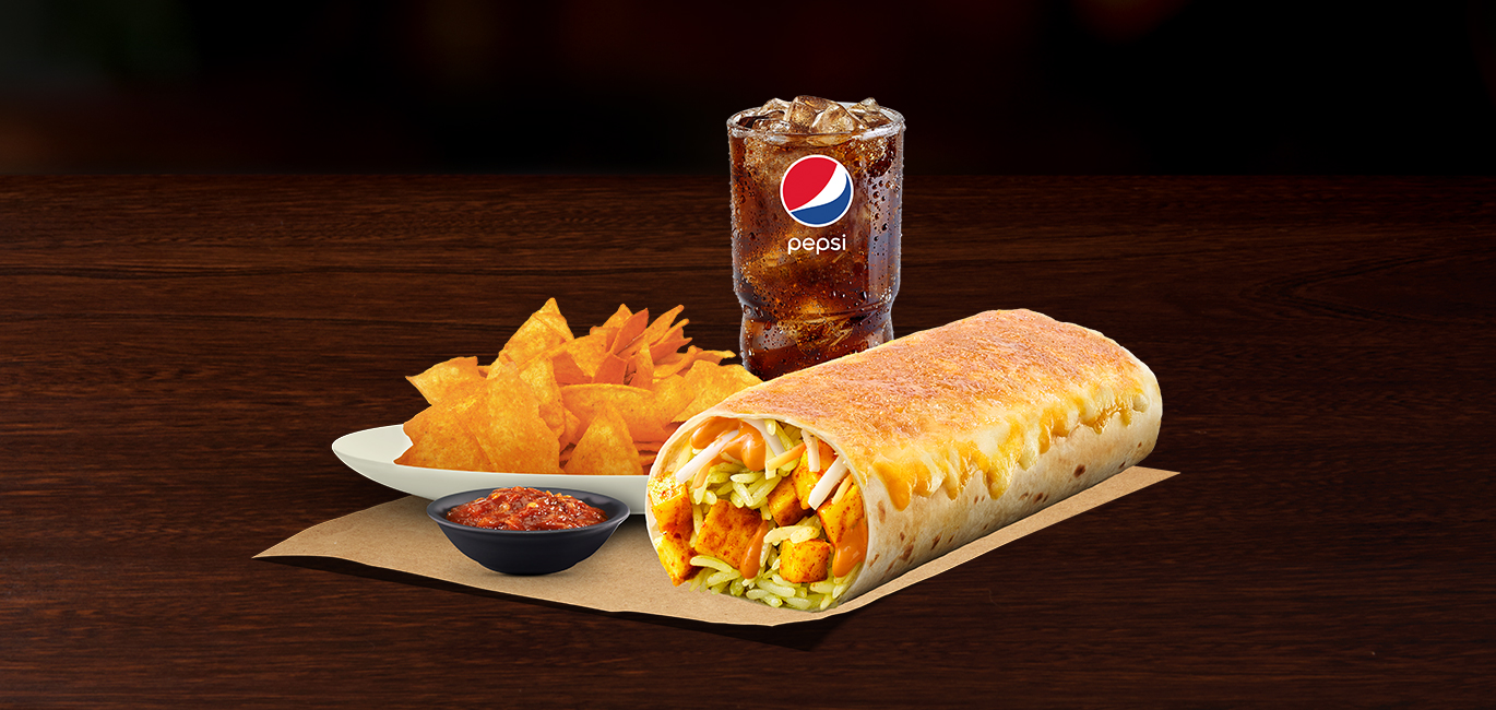 Grilled Cheese Burrito Meal